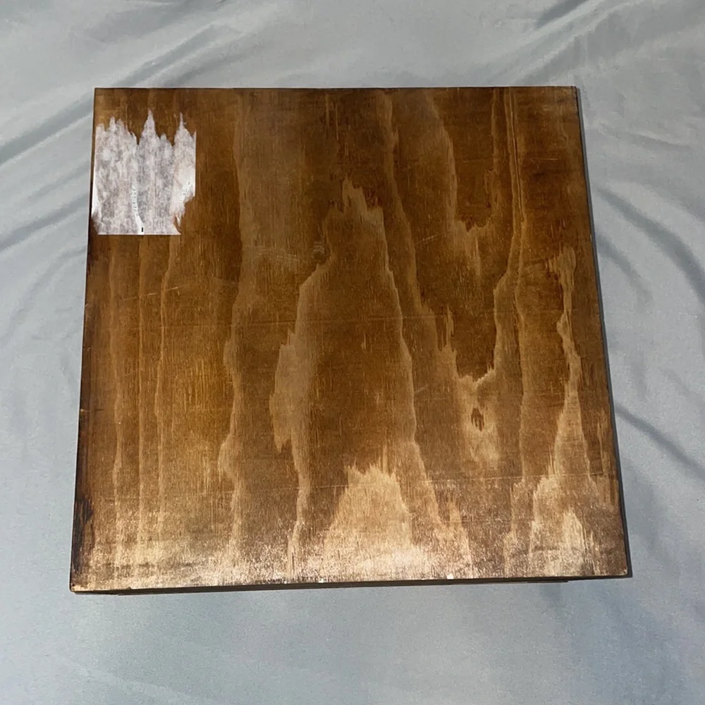 Rustic Wooden Thankful Storage Box